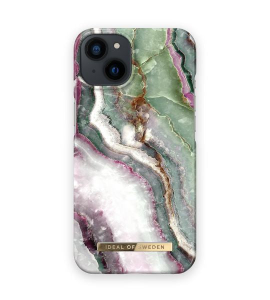 Viedtālruņa aizmugurējais vāciņš Apple iPhone 14 Plus Northern Lights - Zaļa rozā ar dizainu