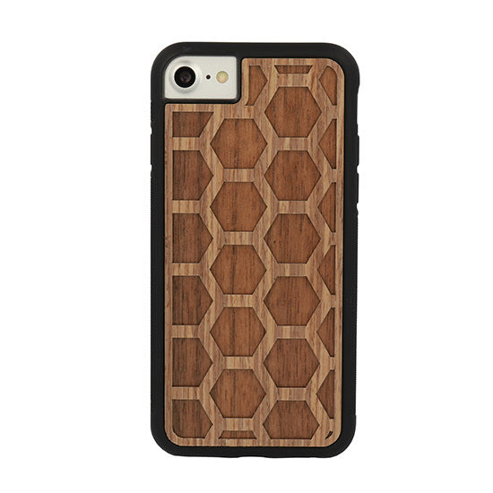 Viedtālruņa aizmugurējais vāciņš Apple iPhone SE 20 Wood Design 3 - Brūna ar dizainu