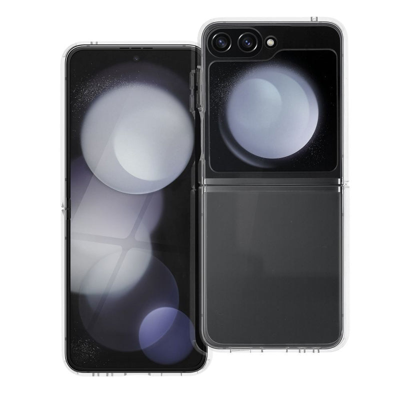 Viedtālruņa aizmugurējais vāciņš Samsung Galaxy Z Flip 5 Clear - Caurspīdīga
