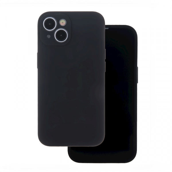 Viedtālruņa aizmugurējais vāciņš Apple iPhone 12 Pro Solid Silicone - Melna