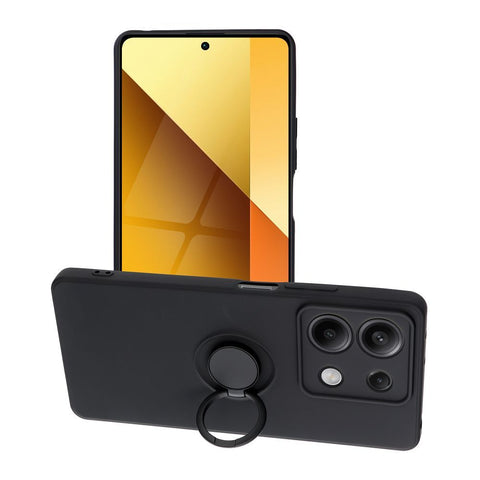 Viedtālruņa aizmugurējais vāciņš Xiaomi Redmi Note 13 5G Silicone case - Melna