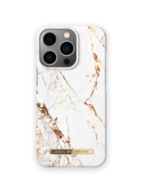 Viedtālruņa aizmugurējais vāciņš Apple iPhone 13 Pro Carrara - Balta zelta ar dizainu