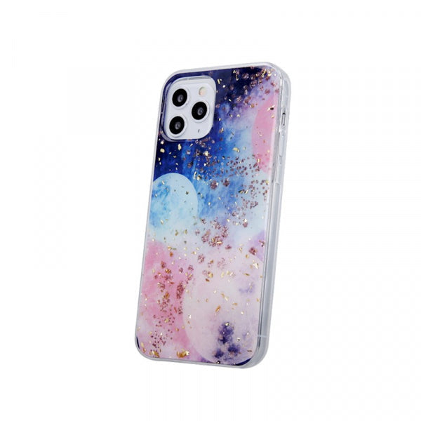 Viedtālruņa aizmugurējais vāciņš Samsung Galaxy A05s Gold Glam Galactic - Rozā