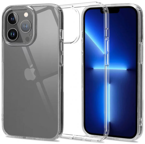 Viedtālruņa aizmugurējais vāciņš Apple iPhone 13 Pro Flexair - Caurspīdīga