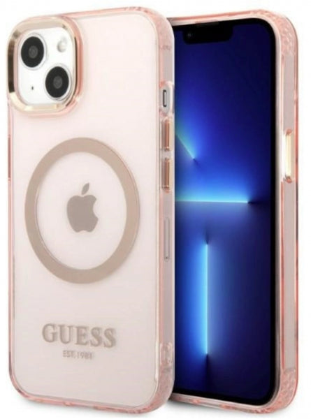 Smartphone back cover for Apple iPhone 13, iPhone 14, iPhone 15 Hardcase Mag - Various colors