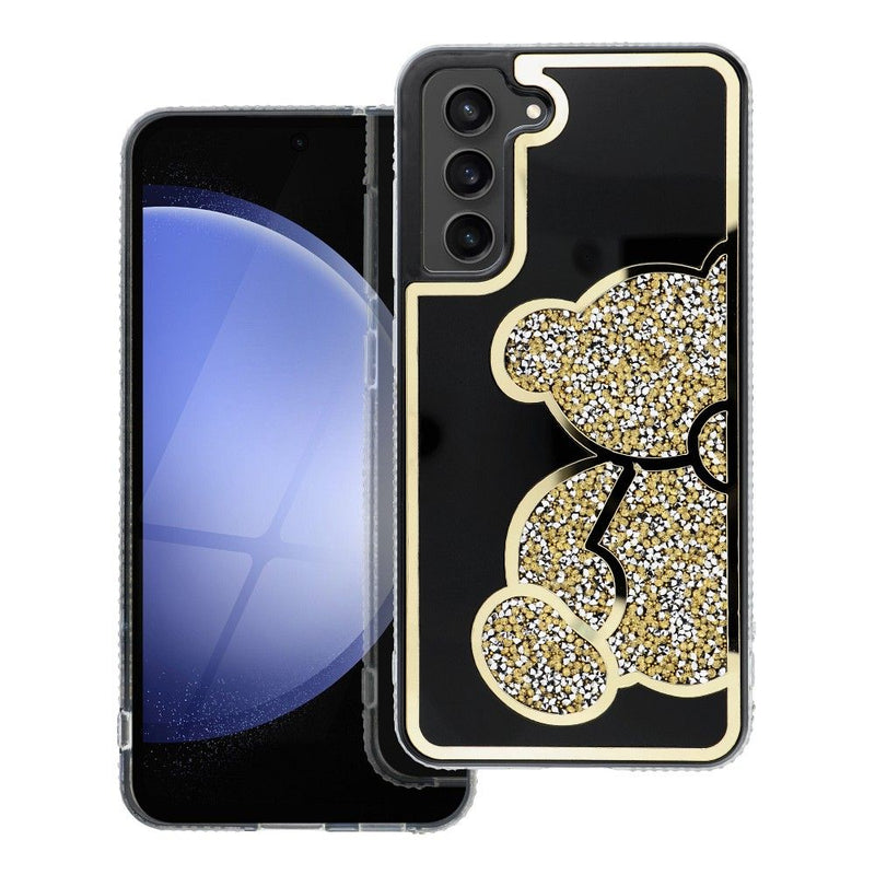 Viedtālruņa aizmugurējais vāciņš Samsung Galaxy S20 Fe Teddy Bear - Melna