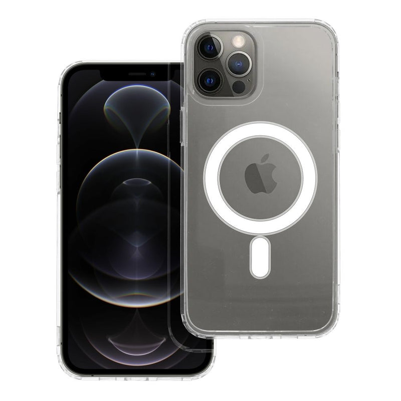 Viedtālruņa aizmugurējais vāciņš Apple iPhone 12 Pro Max MagSafe BACK_CASE - Caurspīdīga
