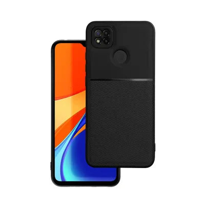 Viedtālruņa aizmugurējais vāciņš Xiaomi Redmi 9c Noble - Melna