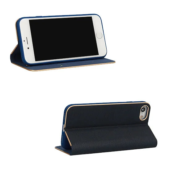 Viedtālruņa atveramais maciņš Samsung Galaxy A22 Book Case Frame Vennus - Jūras zila
