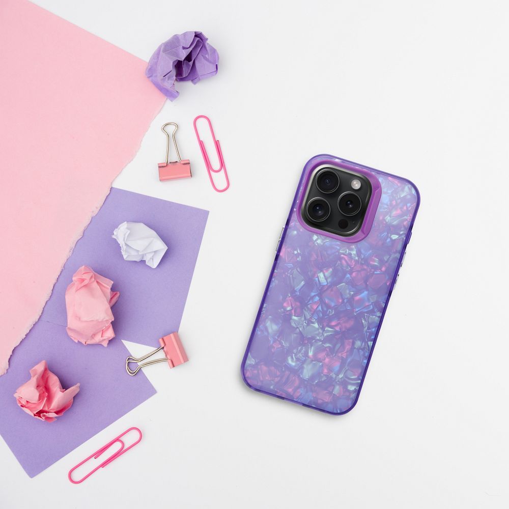 Viedtālruņa aizmugurējais vāciņš Apple iPhone 13 Pro Tutti Frutti - Violeta