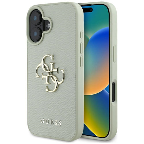 Viedtālruņa aizmugurējais vāciņš Apple iPhone 16 4G Metal Logo - Zaļa