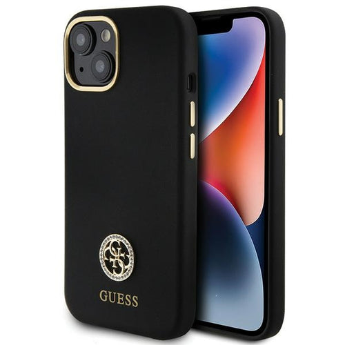 Viedtālruņa aizmugurējais vāciņš Apple iPhone 13 Log Strass - Melna