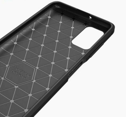 Viedtālruņa aizmugurējais vāciņš Samsung Galaxy A03s Carbon - Melna