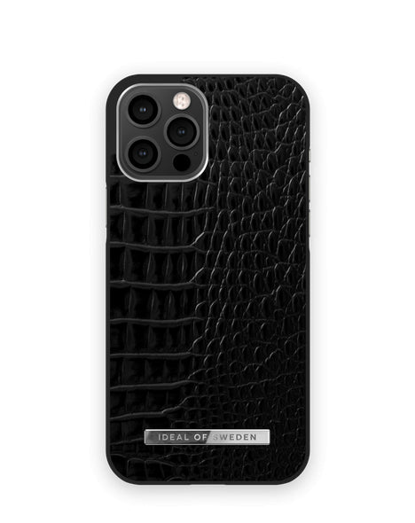 Apple iPhone 12 Pro Max Neo Noir Croco - Melna