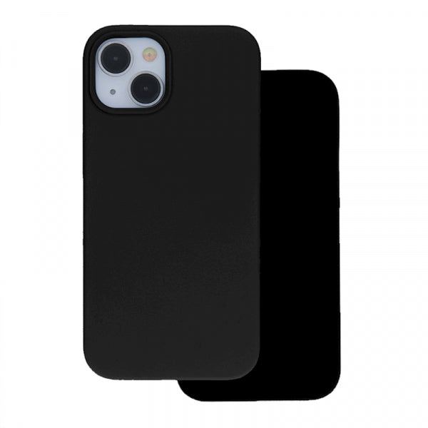 Viedtālruņa aizmugurējais vāciņš Apple iPhone 14 Pro Solid Silicone - Melna