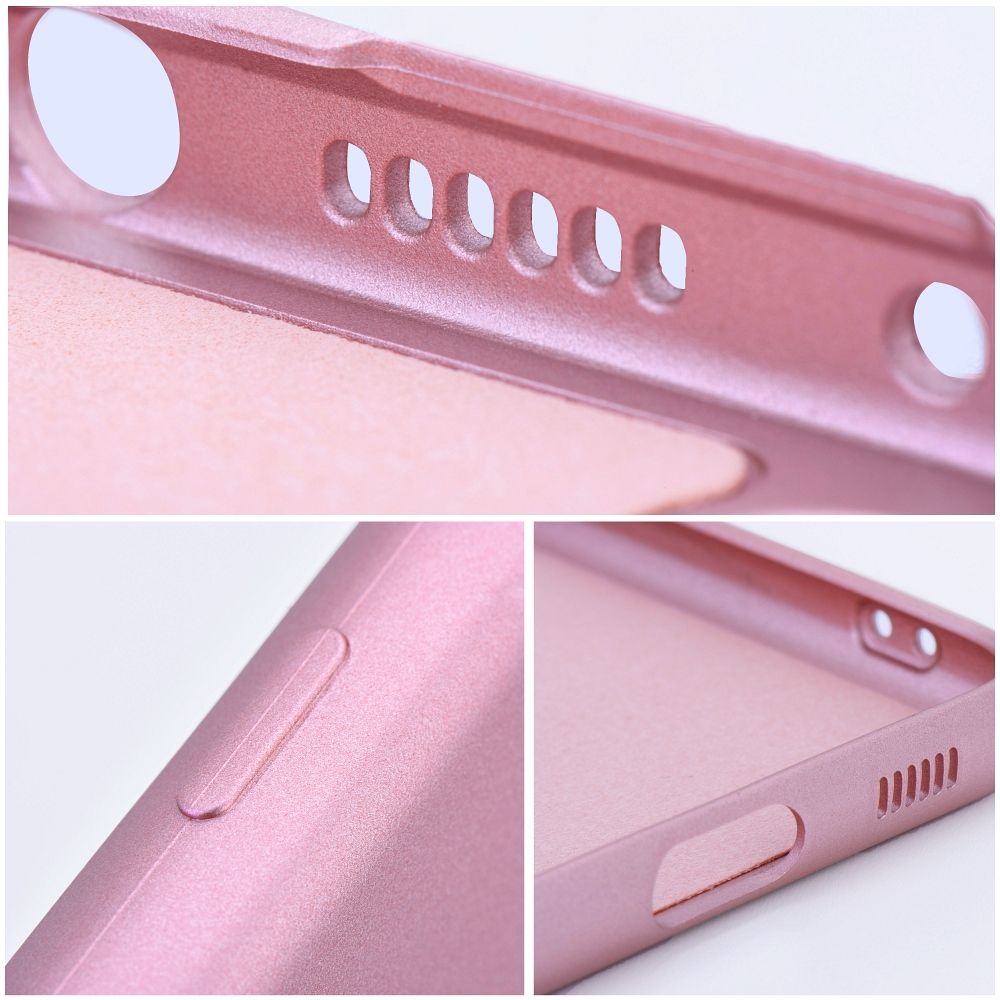 Viedtālruņa aizmugurējais vāciņš Apple iPhone 15 Pro Max Metallic case - Rozā
