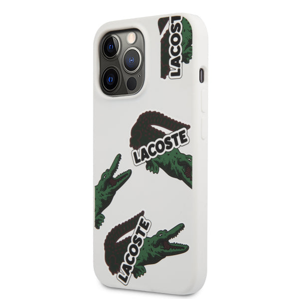 Viedtālruņa aizmugurējais vāciņš Apple iPhone 13 Pro Allover Pattern - Balta ar dizainu