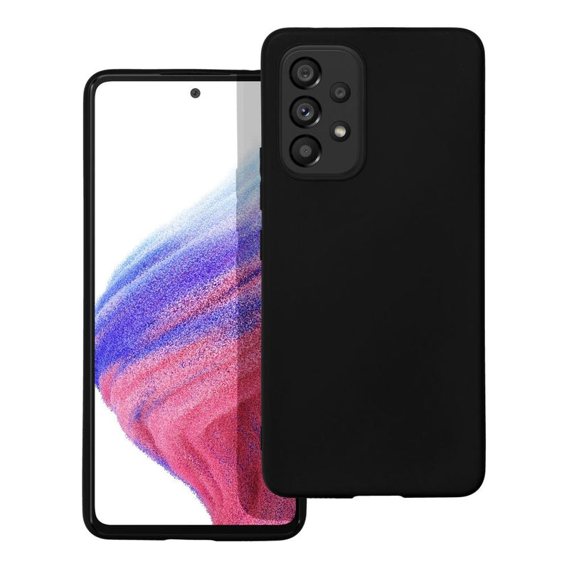 Viedtālruņa aizmugurējais vāciņš Samsung Galaxy A53 Soft Case - Melna