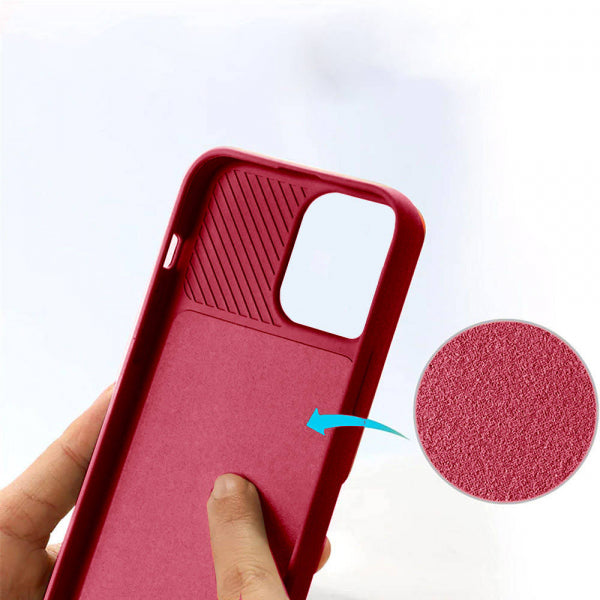Viedtālruņa aizmugurējais vāciņš Samsung Galaxy A13 Silicone Lens - Dažādās krāsās