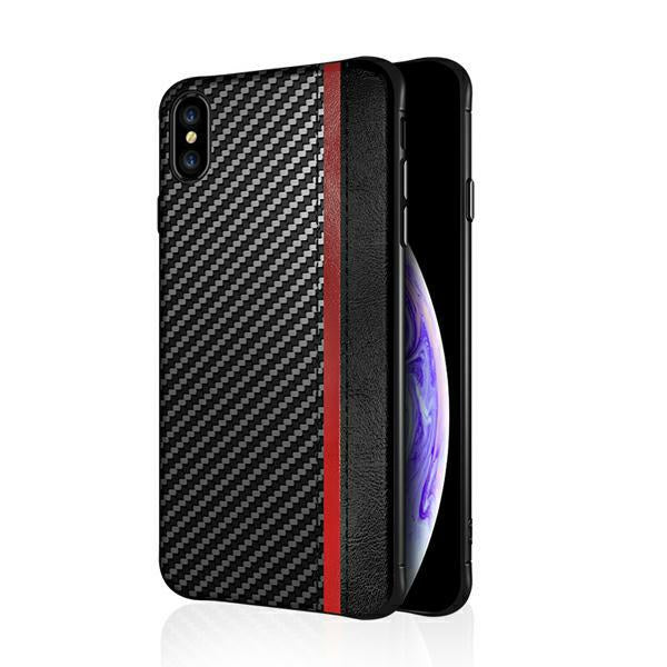 Viedtālruņa aizmugurējais vāciņš Huawei Y5p Mulsae Carbon - Melna ar dizainu