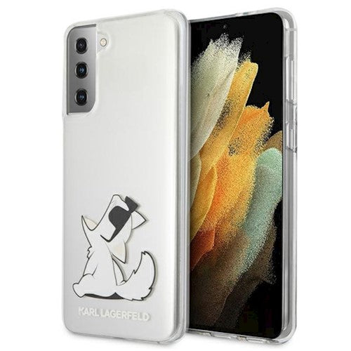 Viedtālruņa aizmugurējais vāciņš Samsung Galaxy S21 Plus Klhcs21mcfnrc - Caurspīdīga ar dizainu