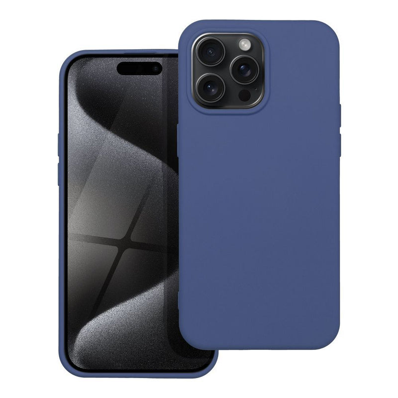 Viedtālruņa aizmugurējais vāciņš Apple iPhone 15 Pro Max Silicone Case - Zila