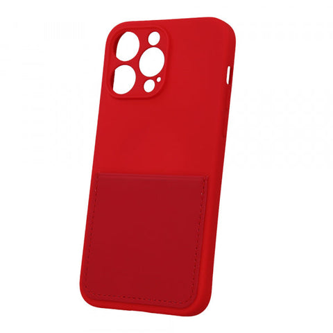 Apple iPhone 14 Pro Max Card Cover - Sarkana