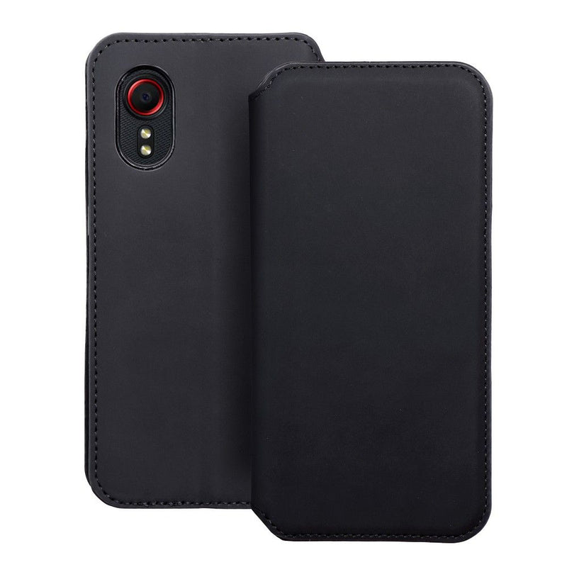 Viedtālruņa atveramais maciņš Samsung Galaxy Xcover 5 Dual Pocket Book - Melna
