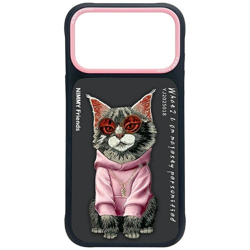Apple iPhone 17 Pro Glasses Cool Cat - Melna