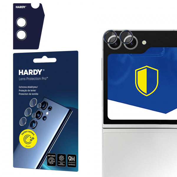 Viedtālruņa kameras aizsargstikls Samsung Galaxy Z Flip 6 Hardy Lens - Melna