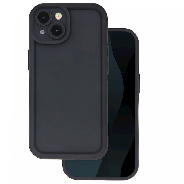 Viedtālruņa aizmugurējais vāciņš Samsung Galaxy A15 Rim TPU - Melna