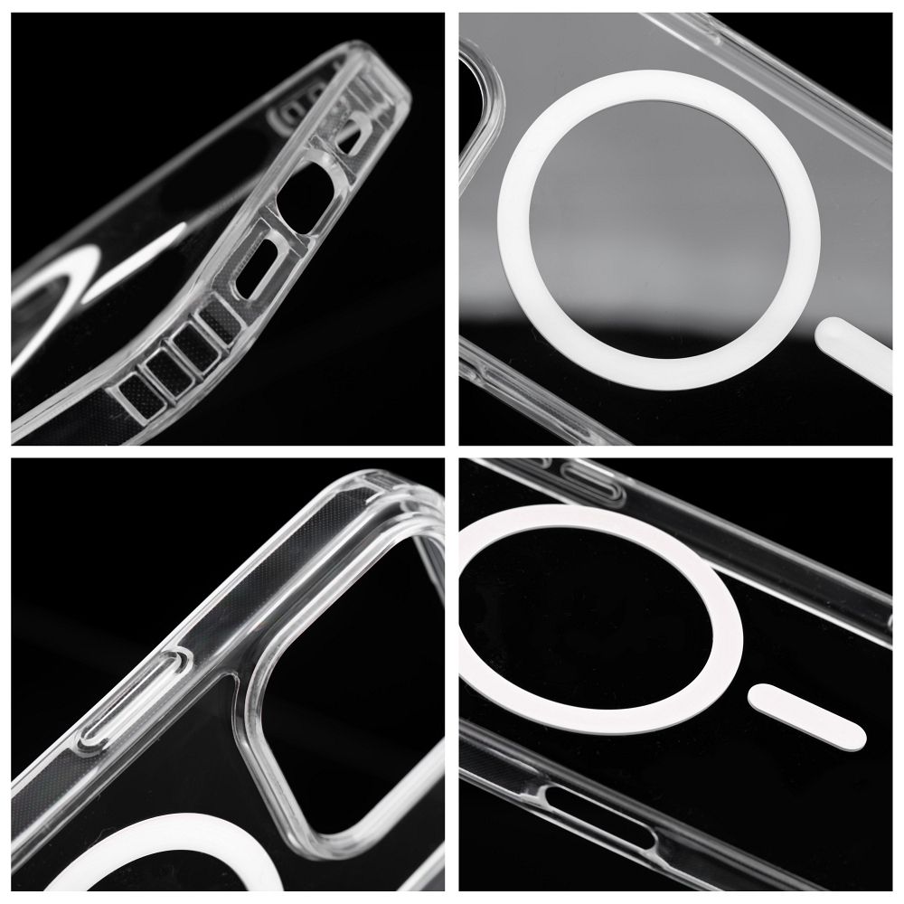 Viedtālruņa aizmugurējais vāciņš Apple iPhone 15 Pro Drop Glue - Caurspīdīga Balta