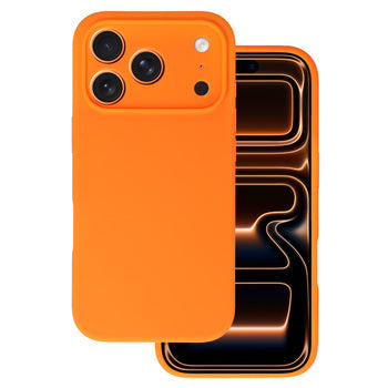 Viedtālruņa aizmugurējais vāciņš Apple iPhone 16 Pro Silicone Lite - Oranža