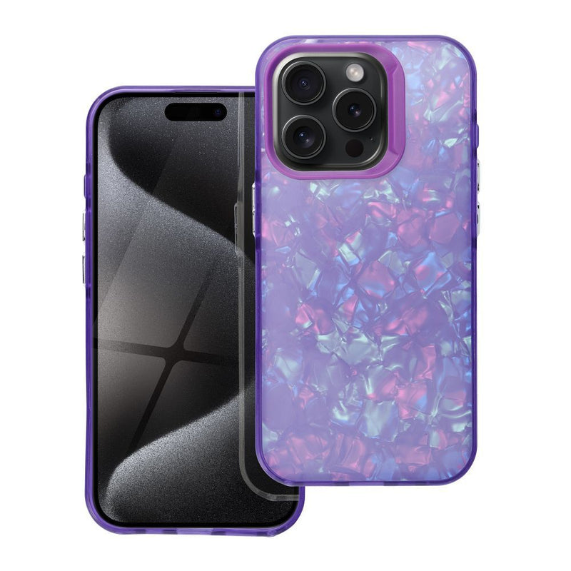 Viedtālruņa aizmugurējais vāciņš Apple iPhone 16 Pro Tutti Frutti - Violeta