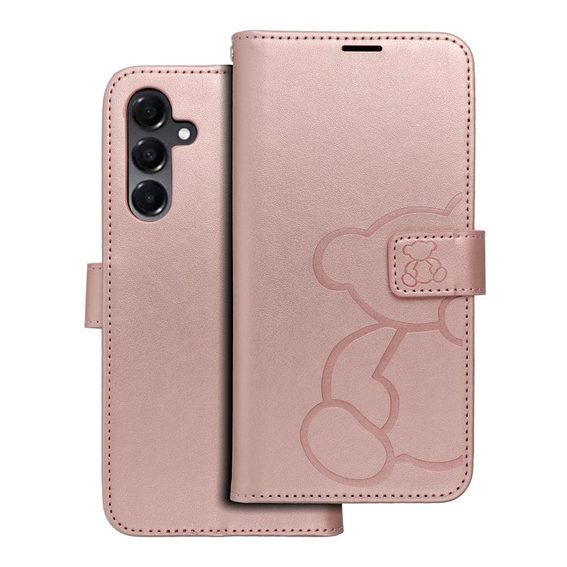 Viedtālruņa atveramais maciņš Samsung Galaxy A16 Teddy Bear - Dažādās krāsās