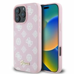 Viedtālruņa aizmugurējais vāciņš Apple iPhone 16 Peony Script Mag - Rozā,Ar Dizainu