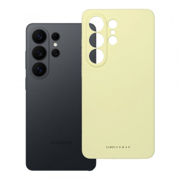 Viedtālruņa aizmugurējais vāciņš Samsung Galaxy S26 Ultra Cloud Skin - Dzeltena