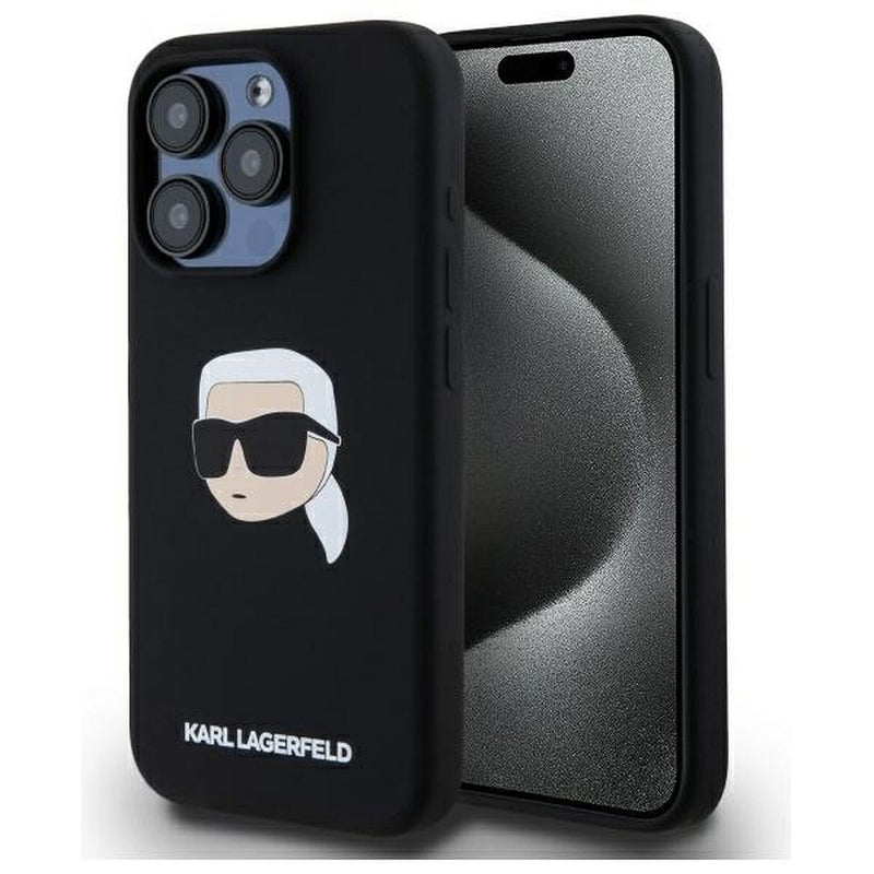 Apple iPhone 15 Pro Max Karl Head Mag - Melna