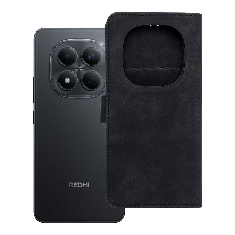 Viedtālruņa atveramais maciņš Xiaomi Redmi Note 15 Pro Plus 5G Tender - Melna