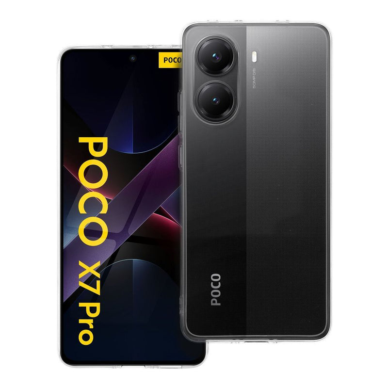 Viedtālruņa aizmugurējais vāciņš Xiaomi Poco X7 Pro Clear Case 2MM - Caurspīdīga