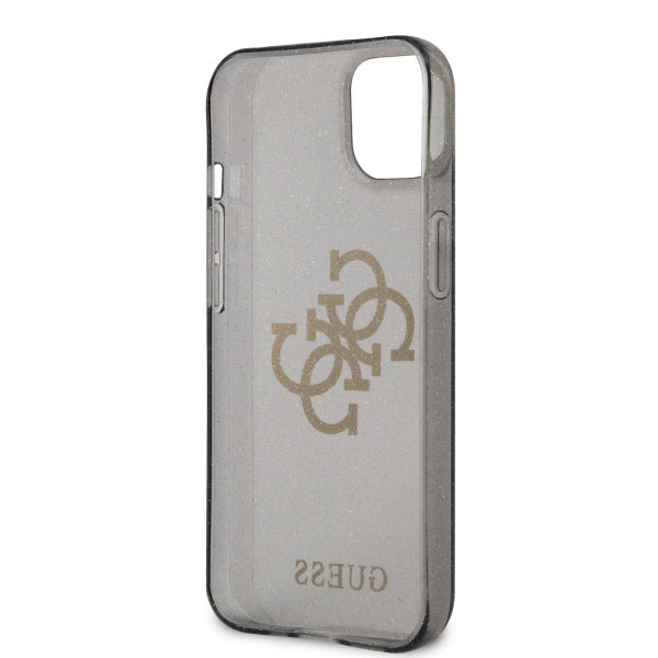 Viedtālruņa aizmugurējais vāciņš Apple iPhone 13 Full Glitter - Melna