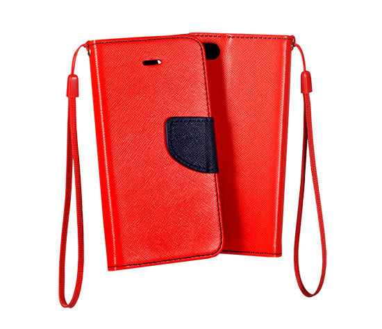 Viedtālruņa atveramais maciņš Xiaomi Redmi 10c Fancy Navy - Sarkana