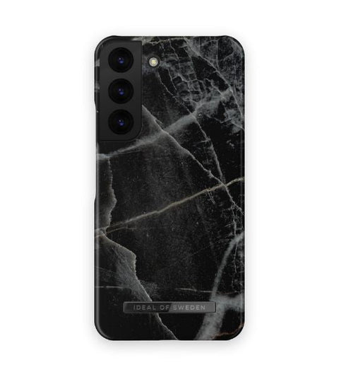 Samsung Galaxy S22 Black Thunder Marble - Melna pelēka ar dizainu
