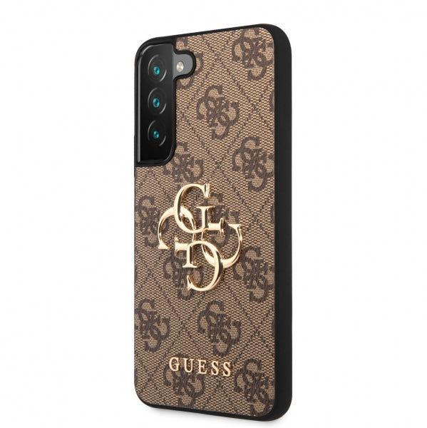 Viedtālruņa aizmugurējais vāciņš Samsung Galaxy S23 Plus 4G Metal Logo - Brūna