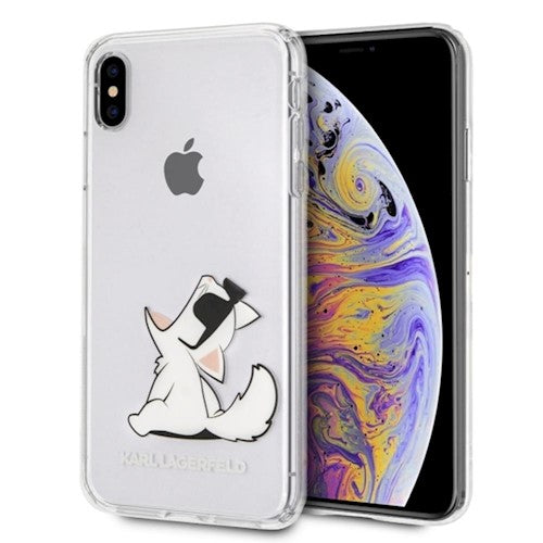 Viedtālruņa aizmugurējais vāciņš Apple iPhone XS Max Klhci65cfnrc - Caurspīdīga ar dizainu