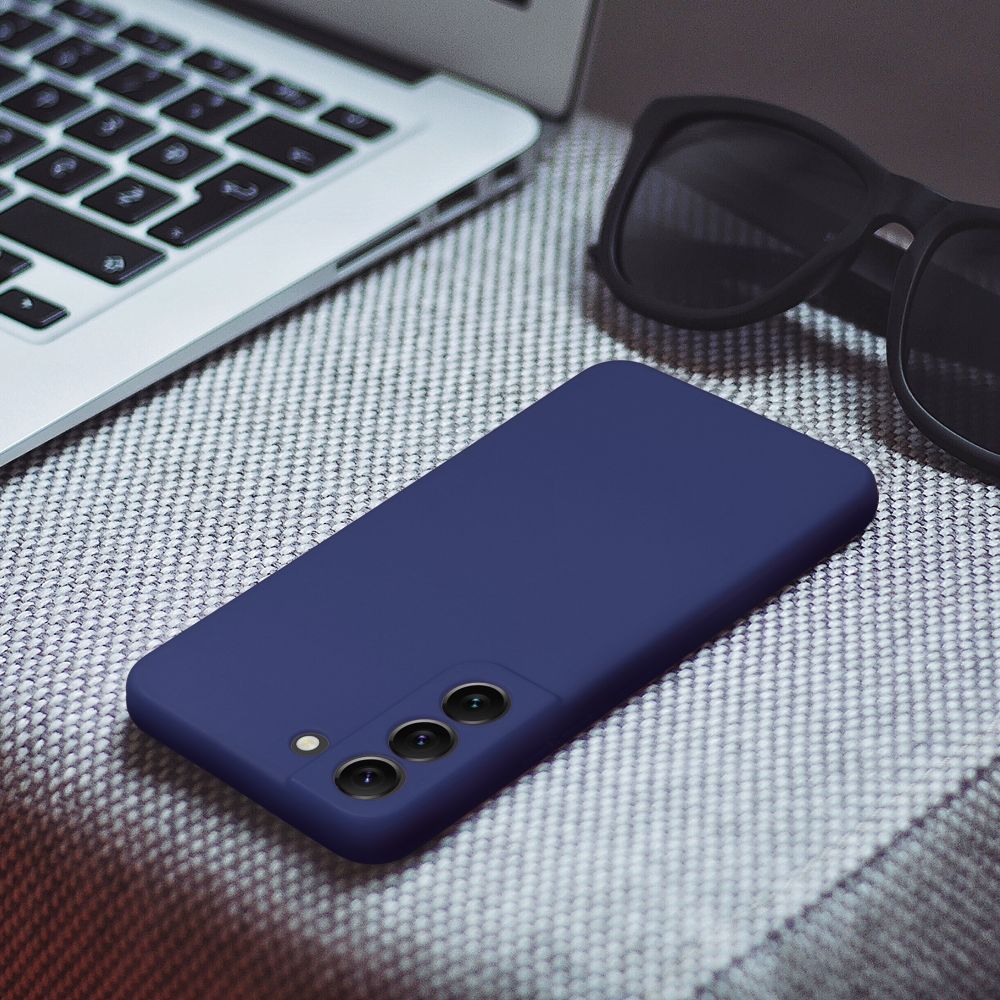 Viedtālruņa aizmugurējais vāciņš Samsung Galaxy A34 Soft case - Zila