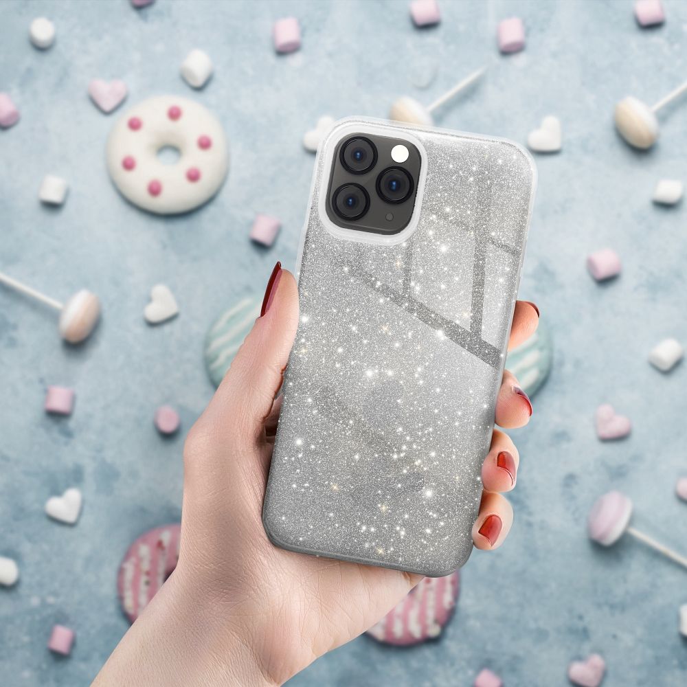 Viedtālruņa aizmugurējais vāciņš Samsung Galaxy A34 5G SHINING - Sudraba