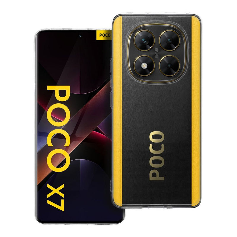 Viedtālruņa aizmugurējais vāciņš Xiaomi Poco X7 Silikon 2MM - Caurspīdīga