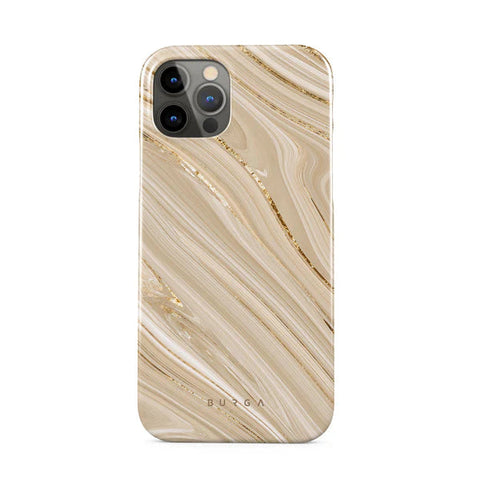 Samsung Galaxy A51 Full Glam - Bēša ar dizainu