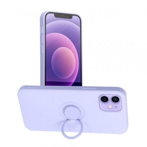 Viedtālruņa aizmugurējais vāciņš Apple iPhone 12 Silicone Ring - Dažādās krāsās